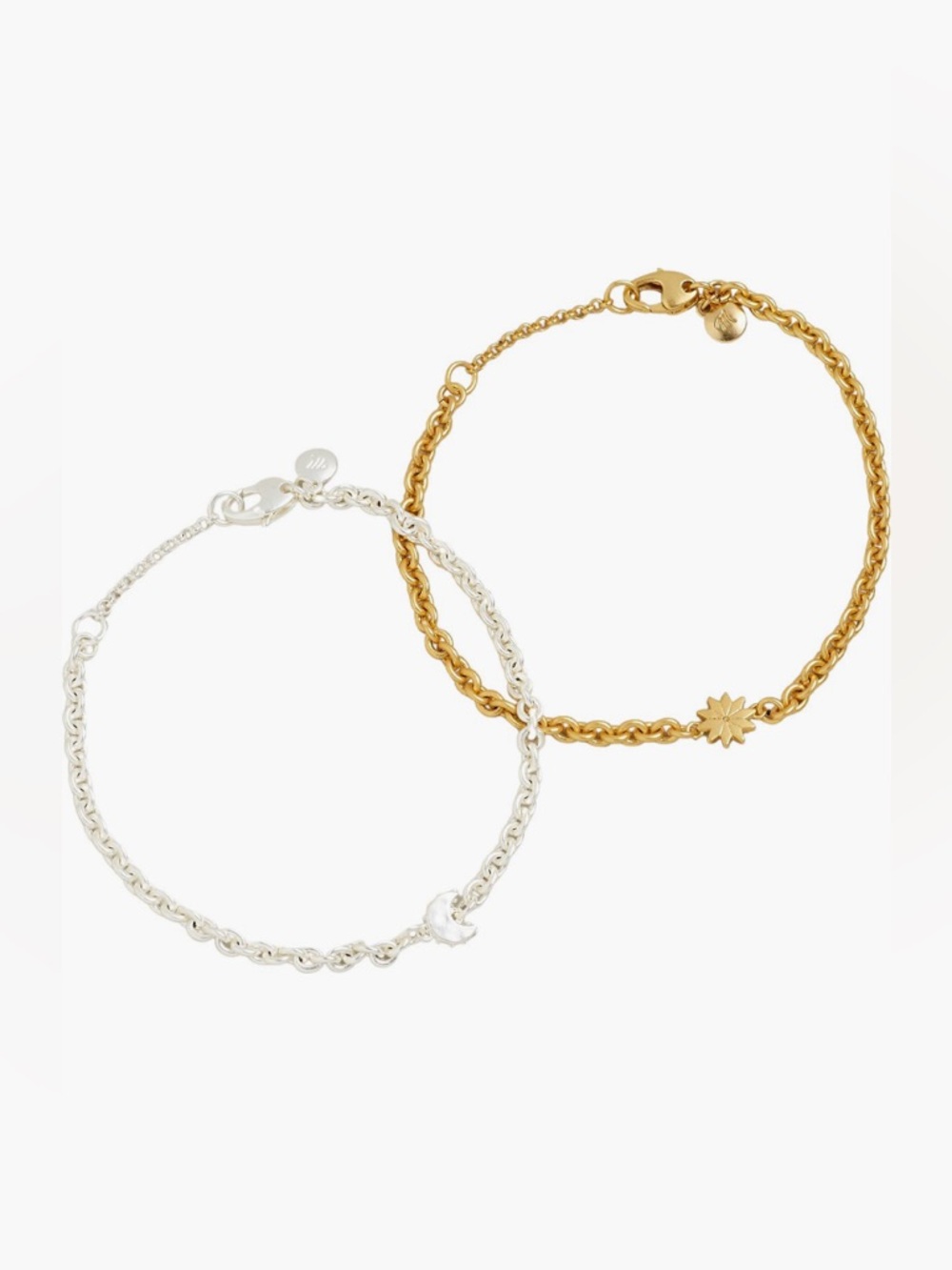 Madewell Celestial 2-Pack Assorted Chain Bracelets